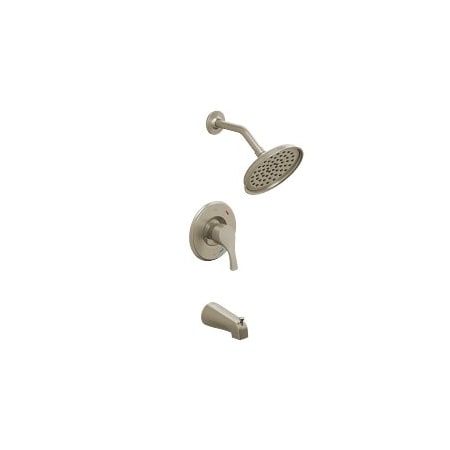 Moen One-Handle Tub and Shower Cycling Trim in Brushed Nickel T58913EPBN